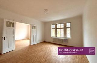 Wohnung mieten in Carl-Robert-Straße 19, 06114 Giebichenstein, Modernisierte Altbauwohnung mit eigenem Garten und Balkon!