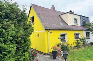 Doppelhaushälfte kaufen in 04779 Wermsdorf, Gemütliche Doppelhaushälfte mit erweitertem Neubau in Wermsdorf nahe Leipzig mit Garage und Solar
