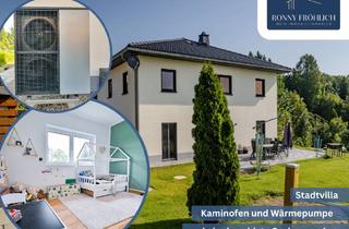 Villa kaufen in 08344 Grünhain-Beierfeld, Grünhain-Beierfeld - WOW traumhafte Stadtvilla m. Wärmepumpe, 6 Zimmern, Fußbodenheizung, Kaminofen in Grünhain-Beierfeld
