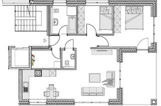 Wohnung mieten in Auf Dem Bült 24a, 49767 Twist, Erstbezug: Stilvolle 2- und 3-Zimmer-Wohnungen mit gehobener Ausstattung
