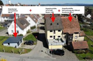 Doppelhaushälfte kaufen in Oberdorfstraße 35, 72401 Haigerloch, Doppelhaushälfte, Bj. 1981 + Doppelgarage + Altbau in Haigerloch-Trillfingen