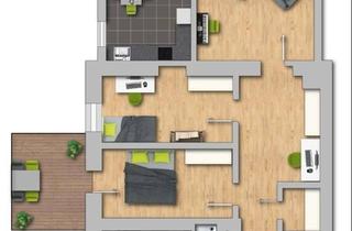 Wohnung mieten in Rudolf-Breitscheid-Str., 08371 Glauchau, Attraktive 4,5- Zimmer - Wohnung in der RBS 7 mit Balkon in Glauchau - Wohnen in anderen Dimensionen