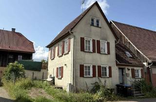 Einfamilienhaus kaufen in 74532 Ilshofen, Sanierungsbedürftiges Einfamilienhaus in Ilshofen-Obersteinach!