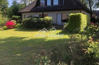 Einfamilienhaus kaufen in 22395 Hamburg, Idyllisches Einfamilienhaus mit großzügigem Garten, Vollkeller in Hamburg-Bergstedt