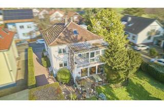Haus kaufen in 68782 Brühl, Stilvolles Wohnhaus mit zwei Einheiten - traumhafter Weitblick & Garten in Feldrandlage/Erbbaurecht