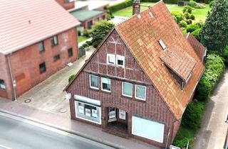 Mehrfamilienhaus kaufen in 21781 Cadenberge, WOHN UND GESCHÄFTSHAUS MIT GARAGE + GARTEN