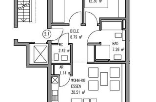Wohnung mieten in Wiesbadener Straße 81, 55252 Kastel, schicke Neubauwohnung mit sehr moderner Ausstattung