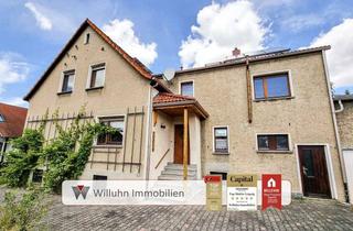 Doppelhaushälfte kaufen in 04821 Brandis, Doppelhaushälfte mit 770 m² Grundstück I Garage I Werkstatt I Nebengelasse
