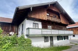 Bauernhaus kaufen in 83677 Greiling, denkmalgeschütztes, ehemaliges Bauernhaus mit großzügiger Tenne, Obj. T/0565