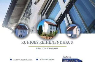 Haus kaufen in 06258 Schkopau, Großzügiges Reihenendhaus mit Garten, Garage, Keller & viel Platz in Ermlitz bei Schkeuditz