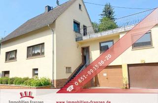 Einfamilienhaus kaufen in 54518 Sehlem, Sehlem: großes Einfamilienhaus - 2 km zur Autobahn - mit 2 sonnigen Terrassen und 3 Garagen will wac