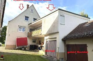 Doppelhaushälfte kaufen in 74599 Wallhausen, Gemütliche, renovierte Doppelhaushälfte mit Anbau, Garage und Gartenanteil
