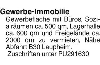 Büro zu mieten in 89584 Ehingen, Gewerbe-Immobilie