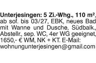 Wohnung mieten in 72070 Tübingen, 5 Zi.-Whg.