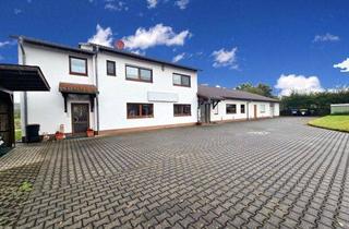 Gewerbeimmobilie kaufen in 63695 Glauberg, Vielseitige Gewerbeimmobilie mit ca. 340 m² Halle/Lager, ca.150 m² Bürofläche & ca.133 m² Wohnung