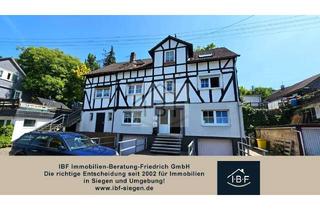 Wohnung kaufen in 57258 Freudenberg, 3 Wohnungen in charmanter Doppelhaushälfte – Investorenobjekt im Altbau-Flair von Freudenberg