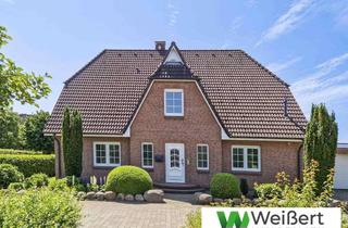 Haus kaufen in 25587 Münsterdorf, Energieeffizientes Friesenhaus in idyllischer Sackgassenlage - ca. 256 m² Wohnfläche, 7 Zimmer, Gara