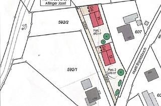 Grundstück zu kaufen in Langenhettenbach, 84061 Ergoldsbach, 1.664 m² Baugrundstück mit genehmigtem Bauvorbescheid für zwei Einfamilienhäuser nahe Ergoldsbach