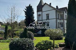 Villa kaufen in 54570 Mürlenbach, Freistehende Villa mit Sandsteinsäulen - Aussichtsturm und Parkähnlicher Anlage