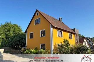 Haus kaufen in 91238 Offenhausen, Rarität auf dem Land! Charmantes, saniertes EFH mit Scheune &schön angelegtem Garten bei Offenhausen