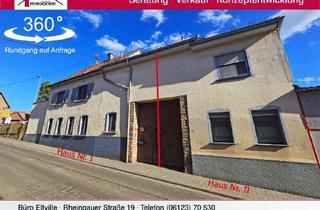 Haus kaufen in 55546 Pfaffen-Schwabenheim, Top Immobilienpaket mit 2 Häuser, Garten und großem Hof