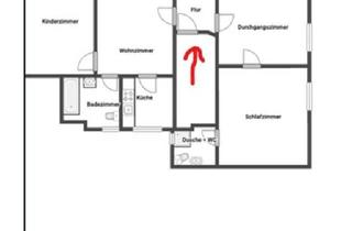 Wohnung kaufen in 72184 Eutingen, Eutingen im Gäu - Kapitalanlage! 4 Zi Whg vermietet