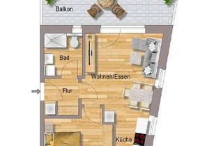 Wohnung mieten in Pius-Winter-Straße 18, 87734 Benningen, Exklusive 2-Zimmer Dachgeschosswohnung mit Balkon im Herzen von Benningen