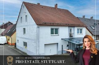 Haus kaufen in 72584 Hülben, ZUHAUSE IM GLÜCK: Freistehendes Ein- bis Zweifamilienhaus mit Terrasse und Garage in ruhiger Lage.