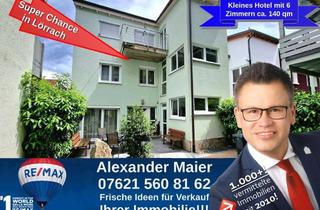 Anlageobjekt in 79539 Lörrach, Kleines Hotel mit 6 Zimmern zentral in Lörrach! Schnell sein lohnt sich!!