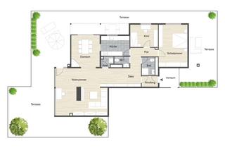 Immobilie mieten in 65239 Hochheim, *** Suchen Sie ein neues Zuhause ? * 4,5 Zimmer Wohnung mit Panoramablick ***