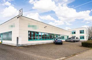 Gewerbeimmobilie kaufen in 50354 Hürth, Attraktive Gewerbehalle mit Betriebswohnungen und Freifläche in Hürth.
