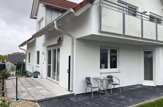 Haus kaufen in 74423 Obersontheim, 2-Familienhaus + 3 Bäder + Doppelgaragen + Sauna + Gartenhaus