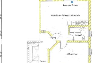 Wohnung mieten in 91077 Hetzles, Schöne. helle und ruhige 2-Zimmer-Wohnung mit Terrasse und Gartennutzung