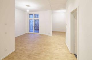Wohnung mieten in Markgrafendamm 30, 10245 Friedrichshain, Stilvolle, komplett sanierte 3-Zimmer-Altbau-Wohnung mit EBK und 2 Balkonen in Spree-Nähe