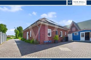 Haus kaufen in 26529 Marienhafe, Zukunftssicher wohnen – Traumhafter Bungalow mit Wärmepumpe, PV & Aufzug in Marienhafe