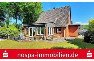 Einfamilienhaus kaufen in 24787 Fockbek, Voll unterkellertes Einfamilienhaus mit Nebengebäude, Garage und 2 PKW-Stellplätze in Sackgassenlage