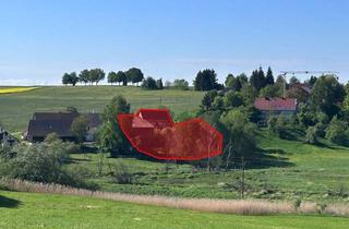 Grundstück zu kaufen in 78579 Neuhausen, Baugrund mit Abrisshaus in Ortsrandlage, unverbaubarer Ausblick, Pferde und Biber im Garten!