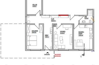 Wohnung mieten in 74842 Billigheim, Erstbezug nach Sanierung: Schöne 2,5-Zimmer-Wohnung in Billigheim