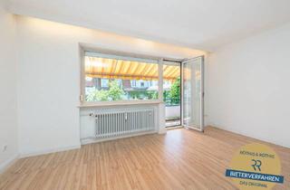 Anlageobjekt in 80797 Schwabing-West, Schwabing: Helle 1-Zimmer-Wohnung im 3. OG mit TG, separater Küche und Südbalkon in Innenhoflage!