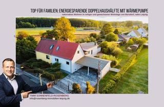 Doppelhaushälfte kaufen in 04451 Borsdorf, Borsdorf: Doppelhaushälfte mit neuer Wärmepumpe & Garten – Ihr neues Zuhause zum Wohlfühlen