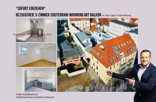 Wohnung mieten in Preußerstraße 33 WE13, 06217 Merseburg, Charmante 3-Zimmer-Soutterain- Wohnung mit Balkon in Top Lage in Merseburg