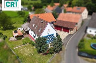 Haus kaufen in 36320 Kirtorf, Kirtorf / Lehrbach - Rückzugsort im Grünen - Großzügiges Anwesen mit Traumgarten und Bachlauf in Kirtorf-Lehrbach