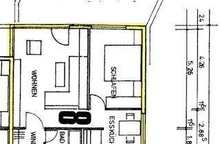 Wohnung mieten in 76532 Weststadt, Ruhige 2-Zimmer-Wohnung im Grünen (BAD Weststadt)