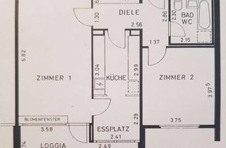 Wohnung mieten in Freiburger Str. 2172, 69126 Rohrbach, Ansprechende und vollständig renovierte 2-Raum-Wohnung mit Balkon in Heidelberg