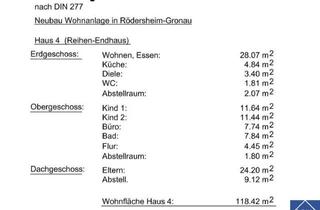 Reihenhaus kaufen in 67127 Rödersheim-Gronau, Modernes Reihenhaus im Bau in Rödersheim-Gronauz
