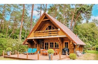 Haus kaufen in 14547 Beelitz, Beelitz - Traumhaftes Holzblockhaus mit idyllischem Grundstück