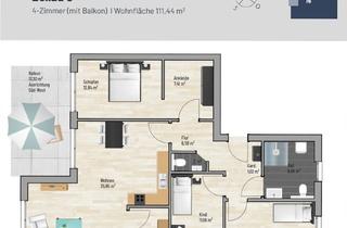 Wohnung mieten in Ignaz-Keil-Straße, 94081 Fürstenzell, Neubau, Erstbezug mit Balkon. Moderne, KFW40 4,5-Zimmer-Terrassenwohnung mit behob. Innenausstattung