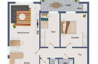 Wohnung kaufen in 75223 Niefern-Öschelbronn, Niefern-Öschelbronn - ?Gepfegte 3-Zimmer mit Balkon & Stellplatz in Top Lage Niefern?