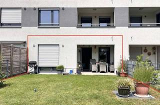Wohnung kaufen in 86368 Gersthofen, 2 ZKB mit Gartenanteil und TG-Stellplatz, Baujahr 2016