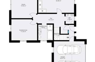 Wohnung mieten in 87634 Obergünzburg, Ansprechende und gepflegte 3,5-Raum-Wohnung mit Garten und 90qm Keller in Obergünzburg